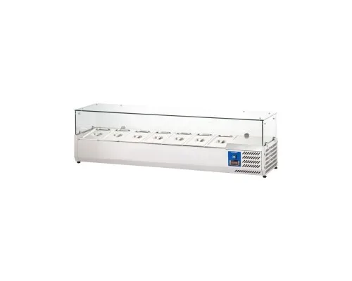 Aukstuma vitrīna 1600 mm 7x GN1/3