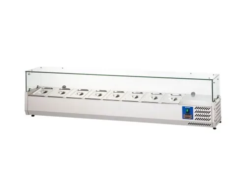 Aukstuma vitrīna 1800 mm 8 x GN1/4